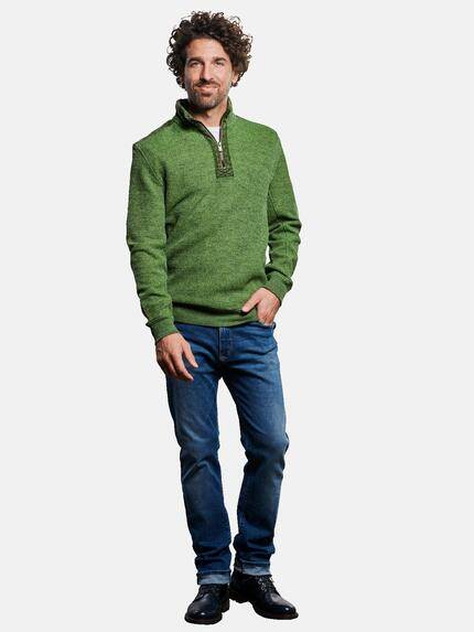 engbers Herren Sweatshirt Troyer Grasgruen 32716 engbers Herren Sweatshirt Troyer Grasgruen 32716
