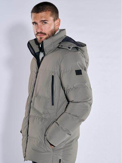 emilio adani Herren Steppjacke mit abnehmbarer Kapuze Beige 37425 emilio adani Herren Steppjacke mit abnehmbarer Kapuze Beige 37425