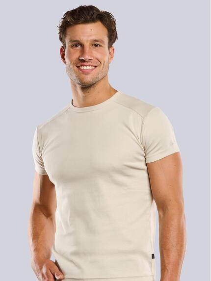 engbers Herren Basic-Shirt "My Favorite" Beige 34359 engbers Herren Basic-Shirt "My Favorite" Beige 34359