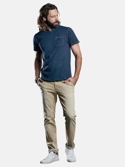 emilio adani Herren T-Shirt mit authentischem Farbeffekt Blau 29188 emilio adani Herren T-Shirt mit authentischem Farbeffekt Blau 29188