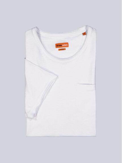 emilio adani Herren Basic-Shirt "My Favorite" Weiß 39517 emilio adani Herren Basic-Shirt "My Favorite" Weiß 39517