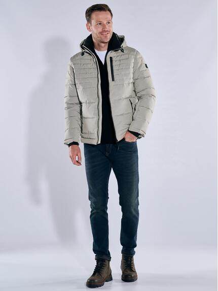 engbers Herren Jacke mit abnehmbarer Kapuze Hellgrau 39248 engbers Herren Jacke mit abnehmbarer Kapuze Hellgrau 39248