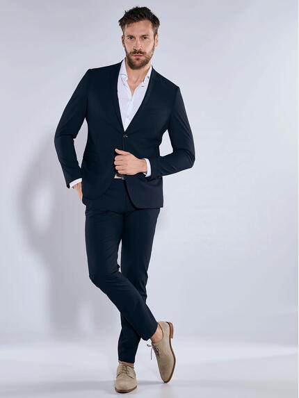 emilio adani Herren Anzug-Sakko slim fit Blau 36480 emilio adani Herren Anzug-Sakko slim fit Blau 36480