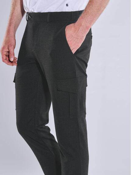 ENGBERS GERMANY Herren Cargo-Hose regular Grau 37667 ENGBERS GERMANY Herren Cargo-Hose regular Grau 37667