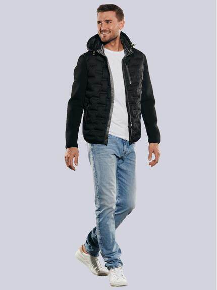 emilio adani Herren Steppjacke regular Schwarz 35197 emilio adani Herren Steppjacke regular Schwarz 35197