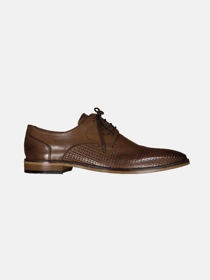 emilio adani Business-Schuh aus Leder Braun