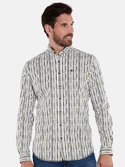 engbers Herren Langarm-Hemd slim fit Braun 35607 engbers Herren Langarm-Hemd slim fit Braun 35607