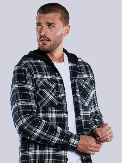 emilio adani Herren Langarm-Hemd im Overshirt-Look Schwarz 33358 emilio adani Herren Langarm-Hemd im Overshirt-Look Schwarz 33358