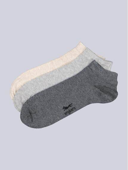 engbers Sneaker-Socke uni Silbergrau