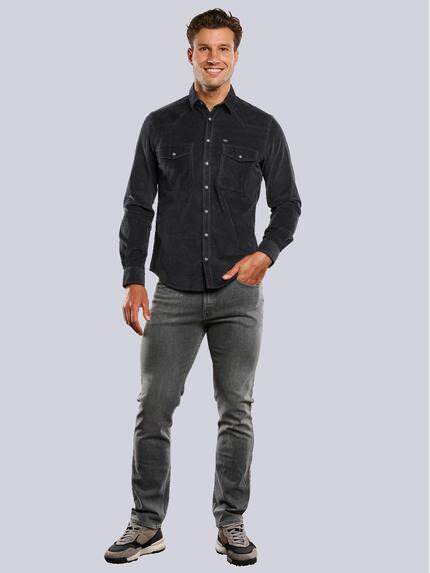 engbers Herren Overshirt aus Cord Anthrazit 33639 engbers Herren Overshirt aus Cord Anthrazit 33639