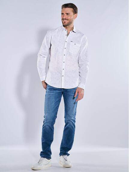 emilio adani Herren Langarm-Hemd gestreift Beige 39040 emilio adani Herren Langarm-Hemd gestreift Beige 39040