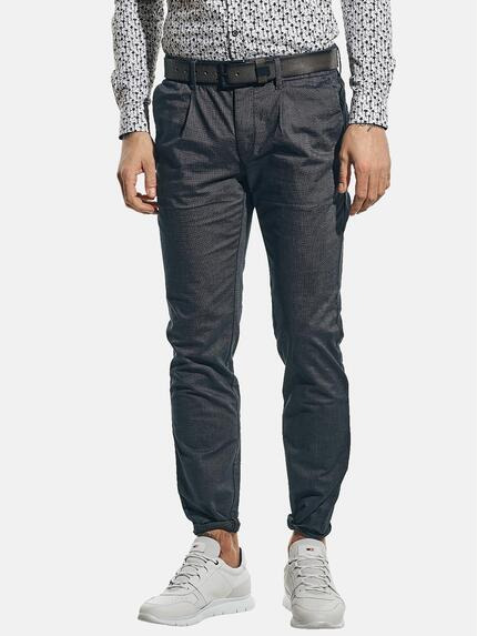 emilio adani Slim Fit Chino mit Stretch Anthrazit