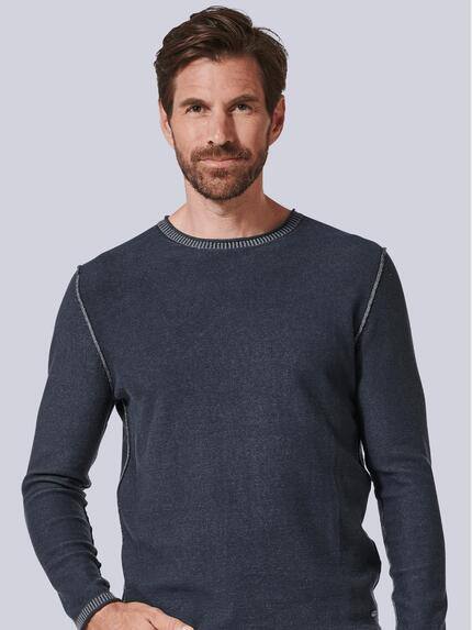 engbers Herren Pullover uni Blau 35480 engbers Herren Pullover uni Blau 35480