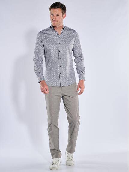 ENGBERS GERMANY Herren Langarm-Hemd in Satin-Warenqualität Schwarz 39190 ENGBERS GERMANY Herren Langarm-Hemd in Satin-Warenqualität Schwarz 39190