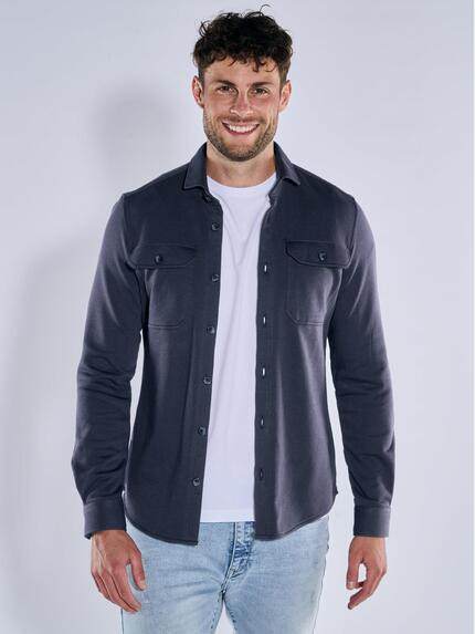 emilio adani Overshirt uni Marineblau