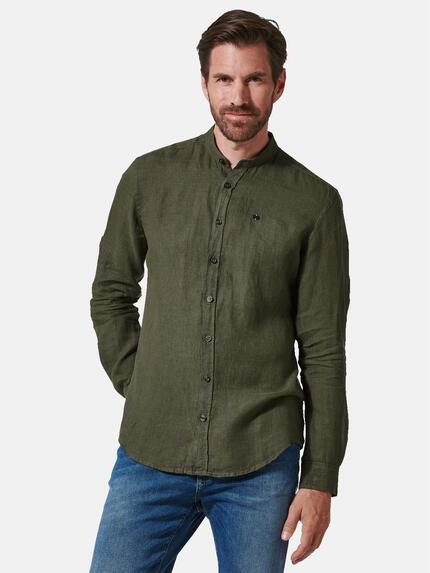 engbers Langarm-Hemd regular Khaki