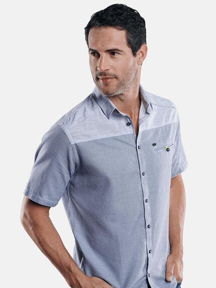 engbers Herren Hemd mit Kontrastware Saphirblau 29450 engbers Herren Hemd mit Kontrastware Saphirblau 29450