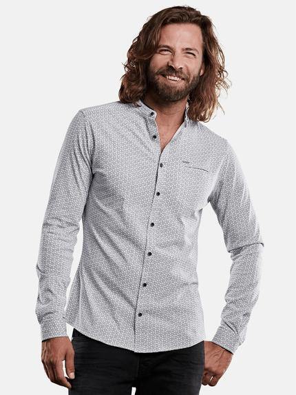 emilio adani Hemd aus softem Baumwoll-Jersey Marineblau