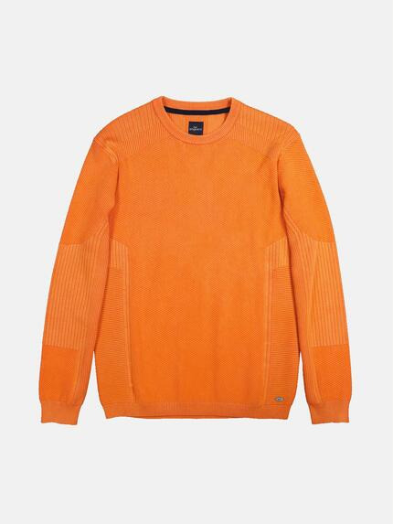 engbers Herren Pullover regular Orange 36850 engbers Herren Pullover regular Orange 36850