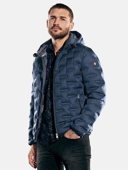 emilio adani Jacke in neuer Steppoptik Saphirblau