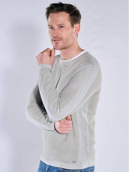 engbers Herren Pullover Rundhals Hellblau 40201