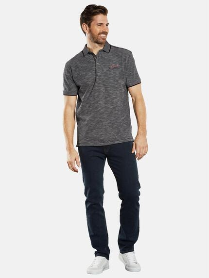 engbers Herren Polo-Shirt strukturiert Grau 34531 engbers Herren Polo-Shirt strukturiert Grau 34531