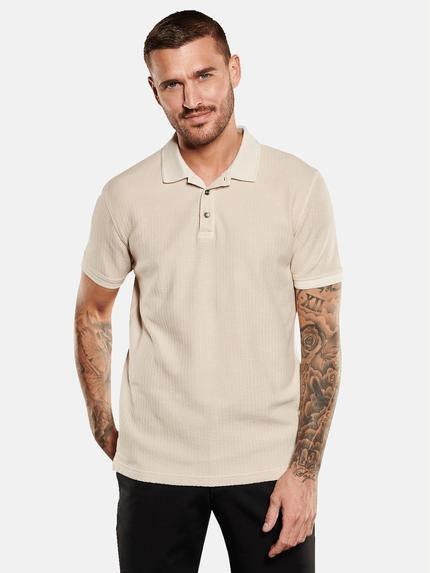 emilio adani Polo-Shirt aus Baumwolle Creme