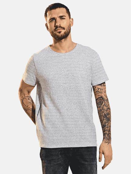 emilio adani Streifenshirt Weiß