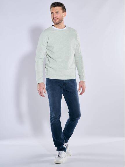 emilio adani Herren Pullover meliert Grün 38551 emilio adani Herren Pullover meliert Grün 38551