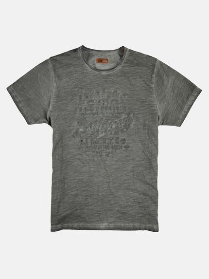 emilio adani Rundhals T-Shirt Elfenbein
