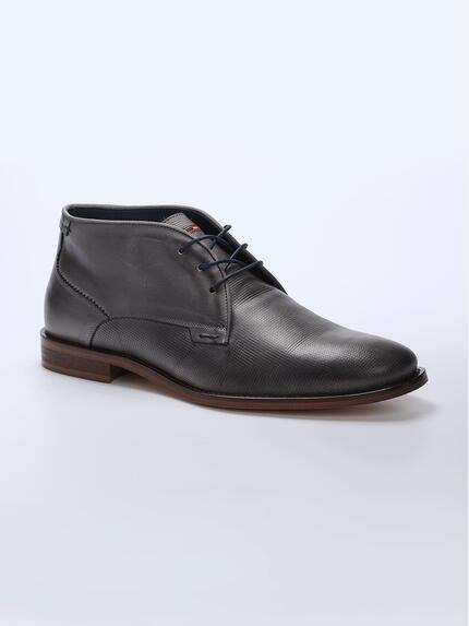 emilio adani Halbschuh  aus Leder Grau