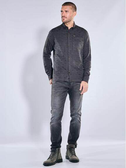 emilio adani Herren Langarmhemd mit strukturiertem Muster Anthrazit 40053 emilio adani Herren Langarmhemd mit strukturiertem Muster Anthrazit 40053
