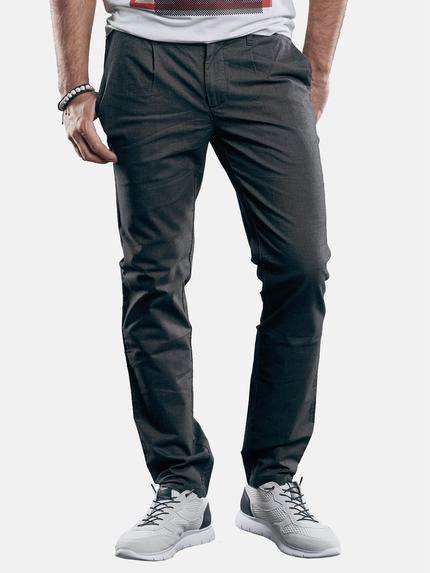 emilio adani sportive Chino in dezenter Zweifarbigkeit Schwarz