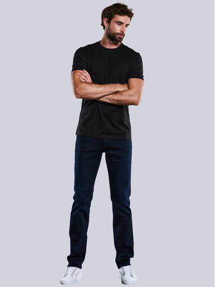 ENGBERS GERMANY Herren T-Shirt aus Supima-Baumwolle Schwarz 33828 ENGBERS GERMANY Herren T-Shirt aus Supima-Baumwolle Schwarz 33828