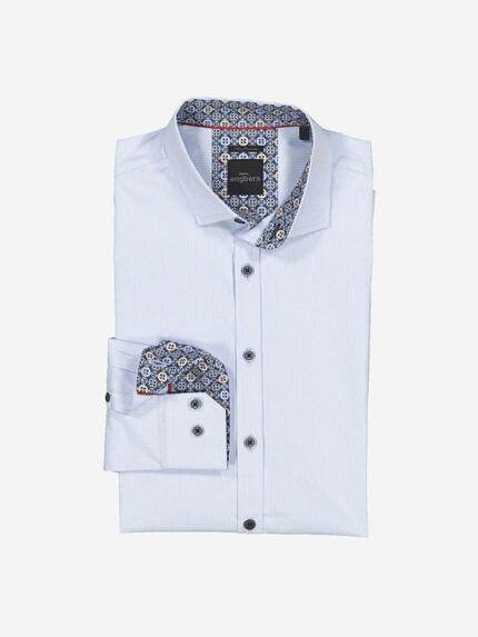 engbers Herren Langarm-Hemd "My Favorite" Blau 35839 engbers Herren Langarm-Hemd "My Favorite" Blau 35839