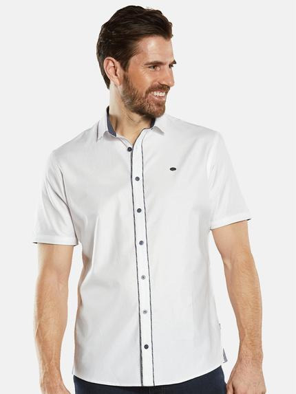 engbers Herren Kurzarm-Hemd uni Weiß 34756 engbers Herren Kurzarm-Hemd uni Weiß 34756