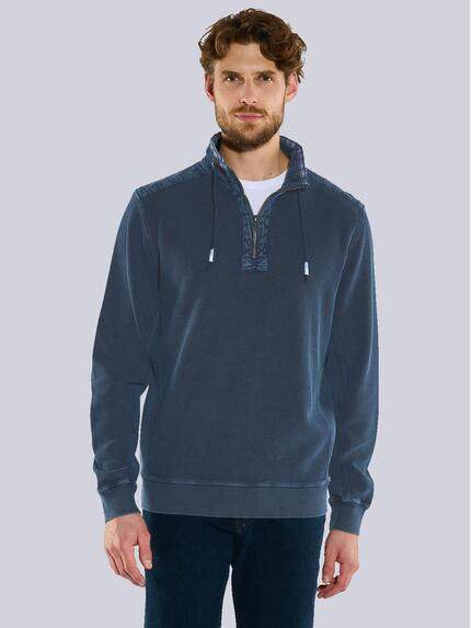 engbers Sweatshirt mit Stehkragen Saphirblau