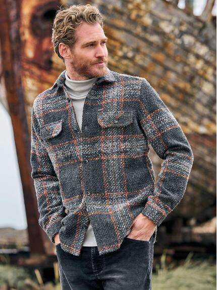 engbers Herren Overshirt in Teddy-Qualität Rostorange 39469 engbers Herren Overshirt in Teddy-Qualität Rostorange 39469