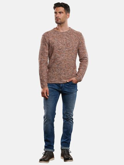 engbers Herren Pullover gemustert Dunkelorange 32417 engbers Herren Pullover gemustert Dunkelorange 32417