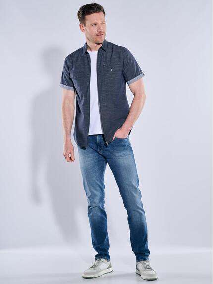 engbers Herren Kurzarm-Hemd uni Marineblau 38775 engbers Herren Kurzarm-Hemd uni Marineblau 38775