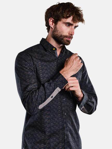 engbers Herren Langarm-Hemd meliert Anthrazit 33371 engbers Herren Langarm-Hemd meliert Anthrazit 33371