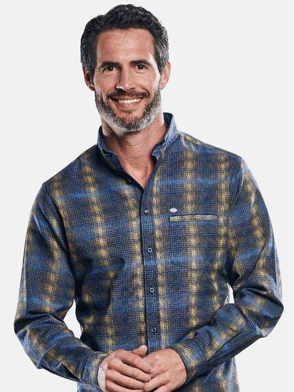 engbers Herren Außergewöhnliches Karohemd Safrangelb 30840 engbers Herren Außergewöhnliches Karohemd Safrangelb 30840