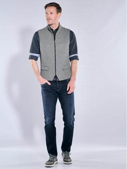 engbers Herren Weste Silbergrau 39834