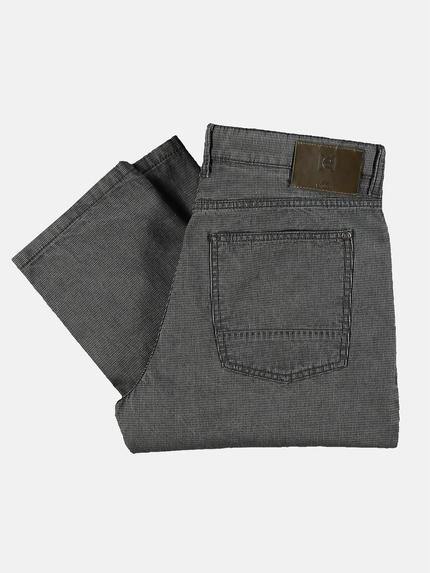 engbers Herren Hose mit Minimalmuster Grau 31867 engbers Herren Hose mit Minimalmuster Grau 31867