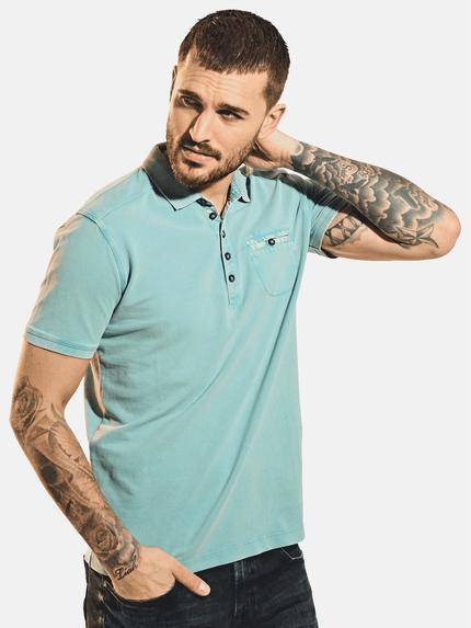 emilio adani Herren Poloshirt Türkis 31571 emilio adani Herren Poloshirt Türkis 31571
