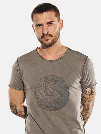 emilio adani Herren T-Shirt Rundhals Braun 31926 emilio adani Herren T-Shirt Rundhals Braun 31926