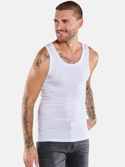 emilio adani Tank-Top uni Reinweiss