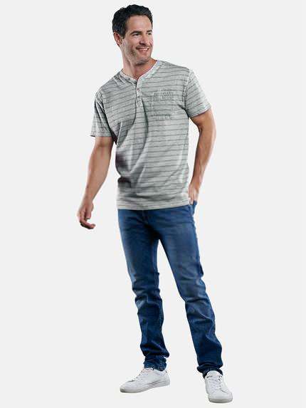 engbers Herren Henley T-Shirt Grau 29239 engbers Herren Henley T-Shirt Grau 29239