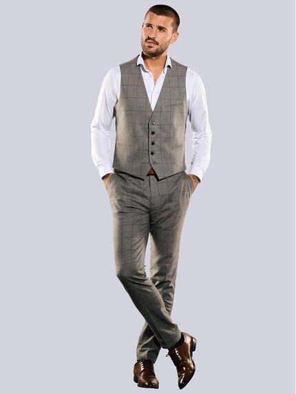 emilio adani Herren Sakko-Weste slim fit Braun 35383 emilio adani Herren Sakko-Weste slim fit Braun 35383
