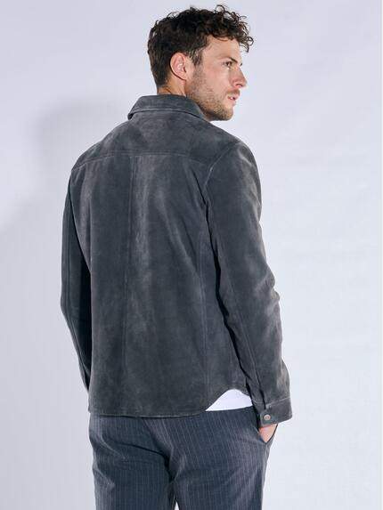 emilio adani Herren Lederjacke aus Veloursleder Saphirblau 39883 emilio adani Herren Lederjacke aus Veloursleder Saphirblau 39883